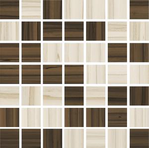 mozaika imitující dřevo WELLNESS MIX 20X20/2,6x2,6, lesk