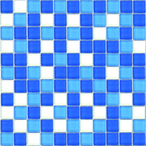 CRISTAL MOSAICO AZUL MIX 30x30