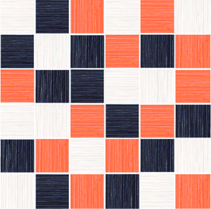 FORMA BLANCO/ORANGE/NEGRO MOZ. 30x30/4,8x4,8, lesk - ukončení výroby!