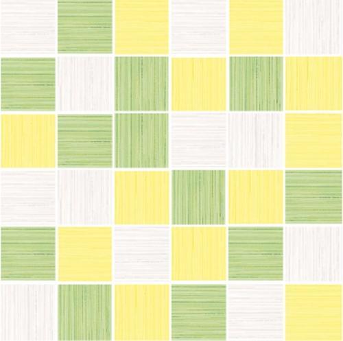 FORMA BLANCO/VERDE/LIMÓN MOZ. 30x30/4,8x4,8, lesk - ukončení výroby!