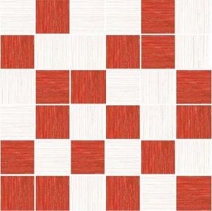 FORMA BLANCO/ROJO MOZ. 30x30/4,8x4,8, lesk - ukončení výroby!