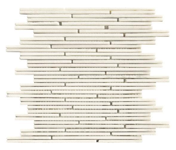 BRICK PIZARRO WHITE MOZAIKA 30,5x36 exteriér, mat