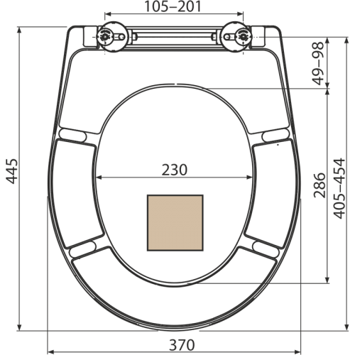 A604 Bahama wc sedátko duroplast, softclose - nelze objednat