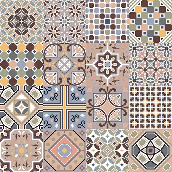 MOSAICO MULTICOLOR 45x45cm, bal: 1,62m2, mat (mix dekorů)