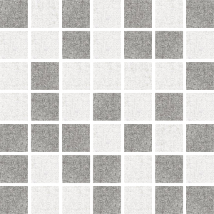 MATERIA WHITE-GREY MOZAIKA 20x20 cm, mat