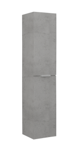 COOL skříňka vysoká beton s košem, š: 30 x hl: 30 x v: 143,5 cm