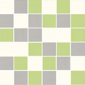 MARTA MOZ. MIX-BLANCO-MENTA-GRIS 30x30/4,8x4,8 cm, lesk - do vyprodání zásob!