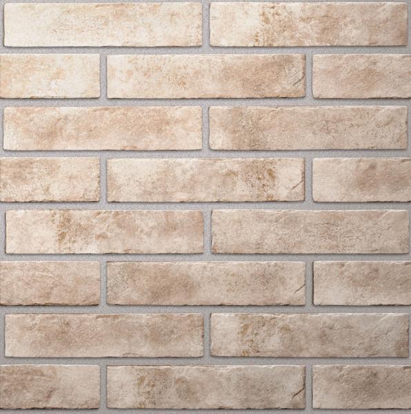 Brickwork/baker light beige slim/ob 25x6x0,6cm, bal:0,69 m2, mat