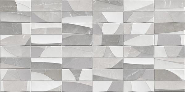 ASAM GRIS RECT. DEKOR/OB 30x60cm, bal:0,9m2, lesk, na objednání