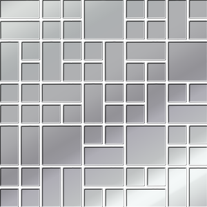 PLATINUM GLASS MOSAIC 25x25, sklo, na objednání