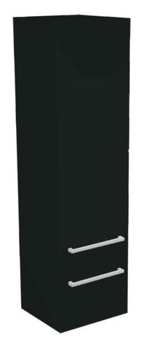 TANGO TV4002 skříňka vysoká černá/lesk/závěs., 143,5x40x32
