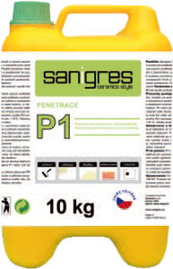 SANIGRES PENETRACE P1 DISPERZNÍ 10 kg PRO SAVÉ PODKLADY