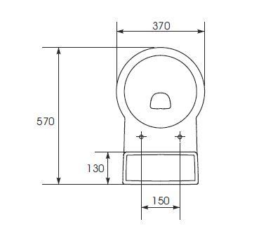 NANO WC KOMBI,SEDÁTKO DUROPLAST,ANTIBAKT.,SOFT CLOSE, K19-013