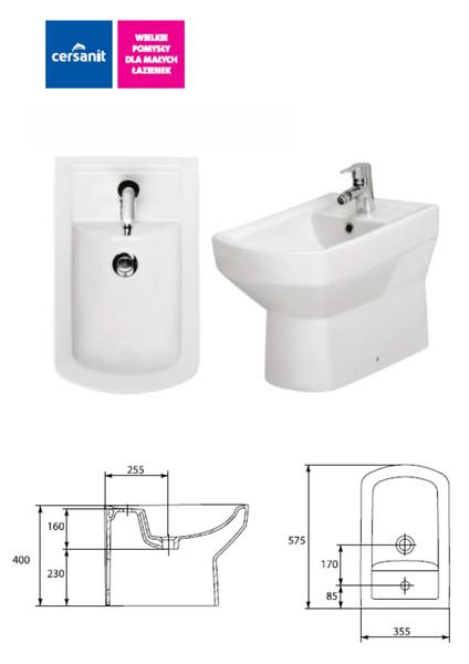 závěsný bidet PURE SP BOX ,  K101-005