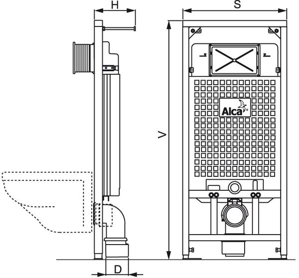 AM115/1000 (AM100/1000) ALCAMODUL SET 5v1 +M1710+M91+WC MÍSA+A60