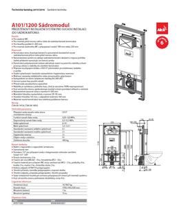 AM101/1120 SÁDROMODUL +M1710+M91+A60+WC MÍSA