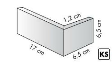 CLASSIC ROHOVKA C2 17x6,5x6,5x1,2, mat-ukončení výroby